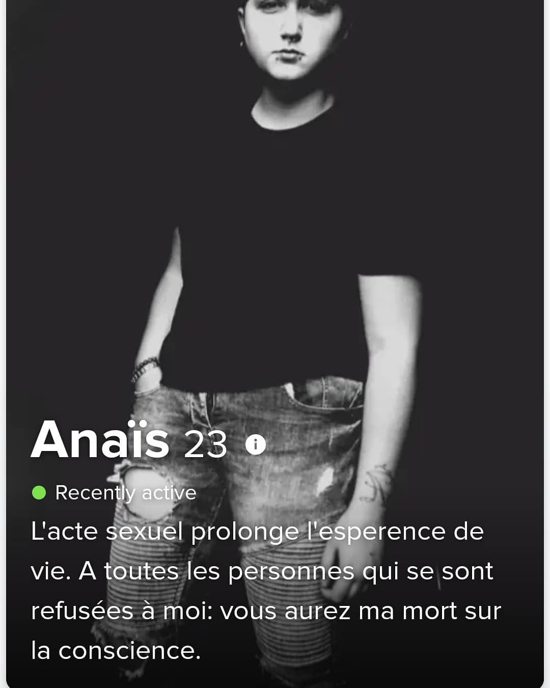 quirky profiles on tinder: a thread