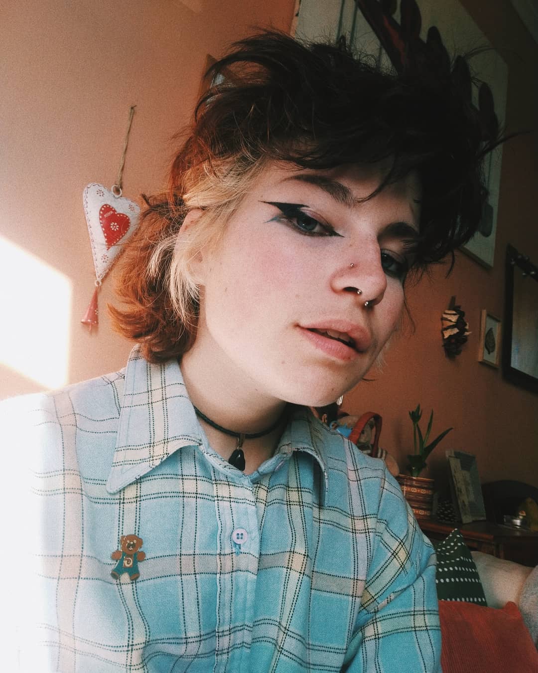 for those who wanted to see me w/ a real mullet I hope y’all are happy