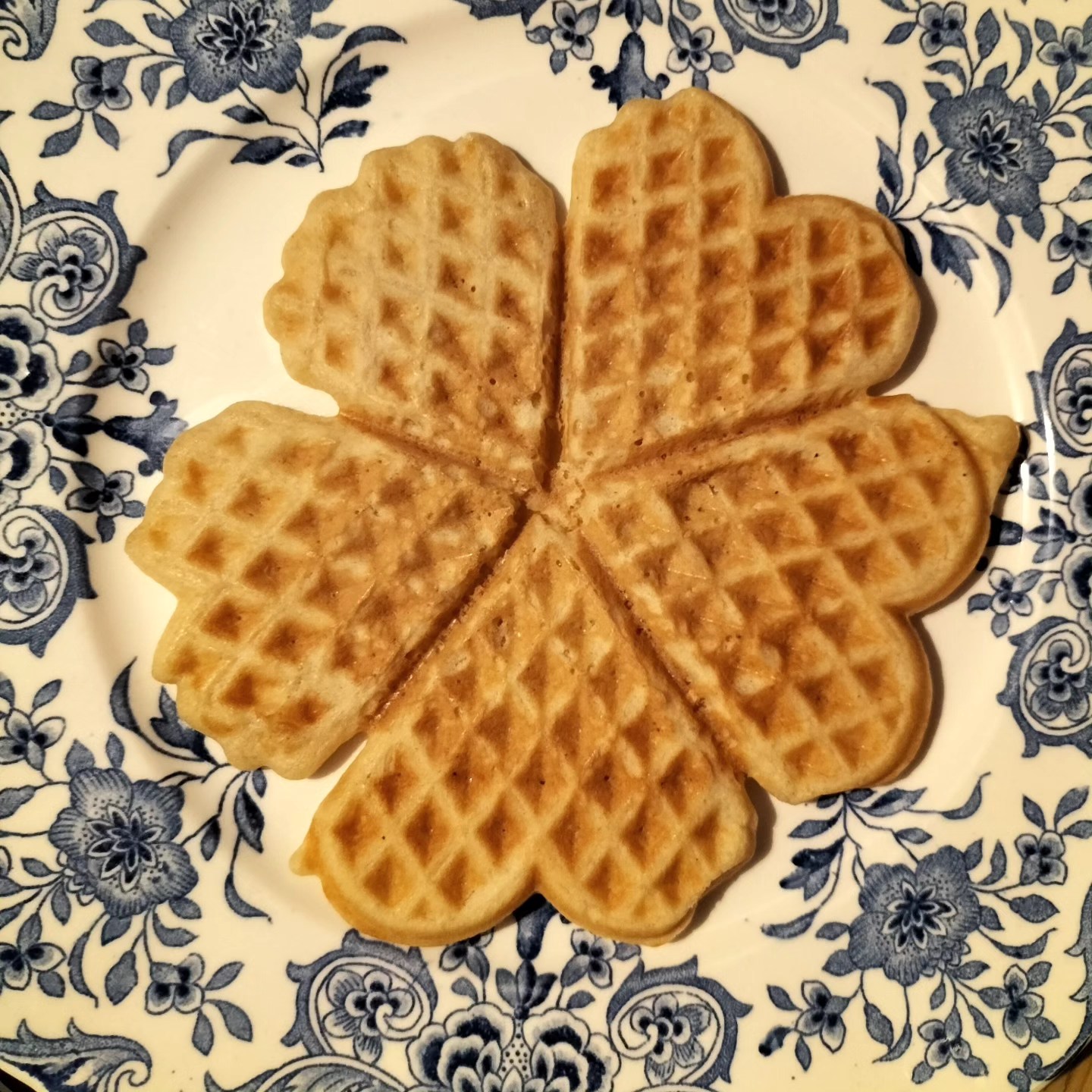 j’avais pas de petit dej…… et ana m’a fait des gaufres……. à 9h du matin…….. et elles étaient INCROYABLES……… je ne sais quoi dire
